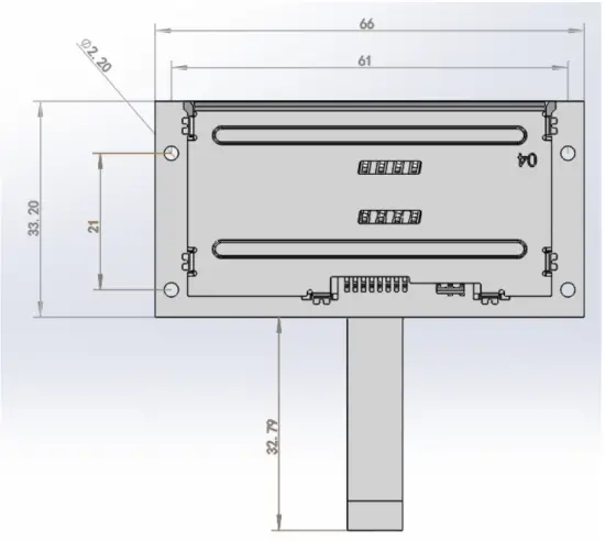 IDTECH MiniSmart II 2D Drawing A