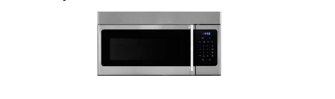 Forte F3016mv2ss 30 Inch Over The Range Microwave Instruction Manual