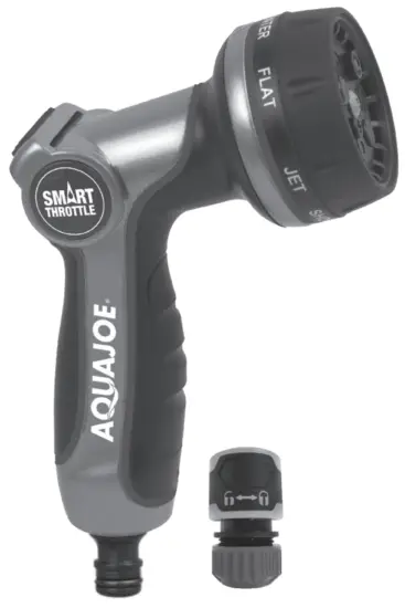 AQUA JOE AJHN102 RM Heavy Duty Indestructible Multi Spray Hose Nozzle