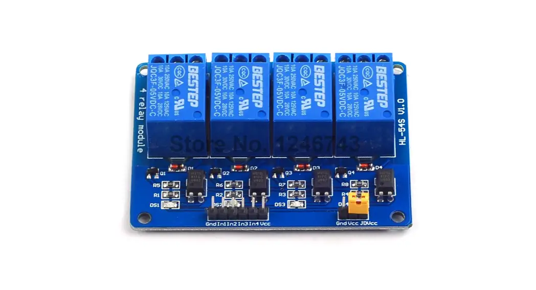 Maker Factory 2134131 4 Channel Relay Module Instructions