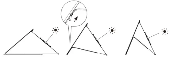 ECOFLOW 220W Bifacial Foldable Solar Panel - angle