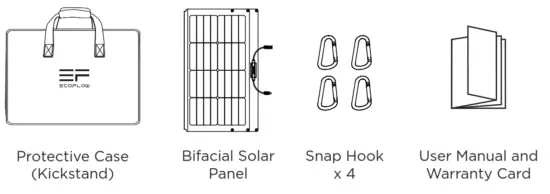 ECOFLOW 220W Bifacial Foldable Solar Panel - fig