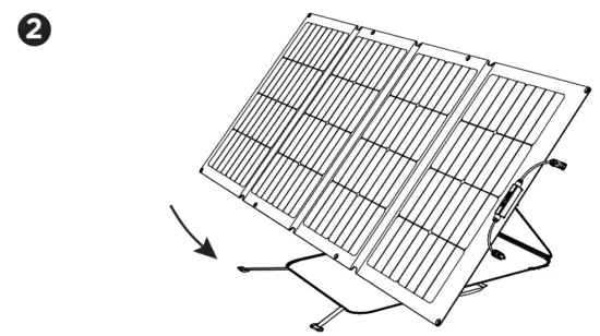 ECOFLOW 220W Bifacial Foldable Solar Panel - panel 1