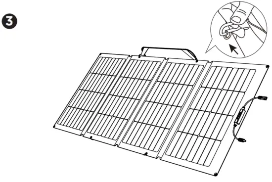 ECOFLOW 220W Bifacial Foldable Solar Panel - panel 3