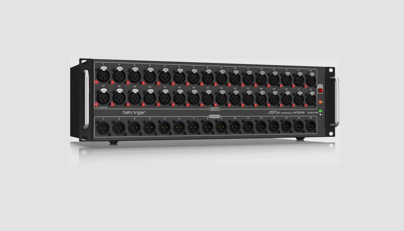 Behringer S32 I-o Box With 32 Remote-controllable Midas Preamps User Guide