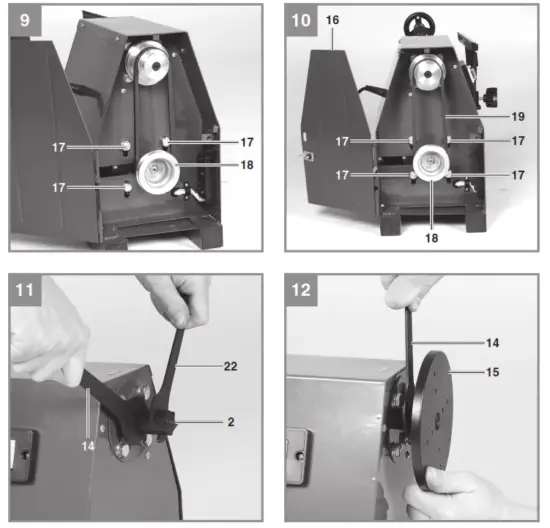 Einhell TC-WW 10001 Woodworking Lathe - fig 11