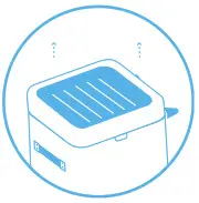 Blueair Pure Fan Auto- Carefully place the unit