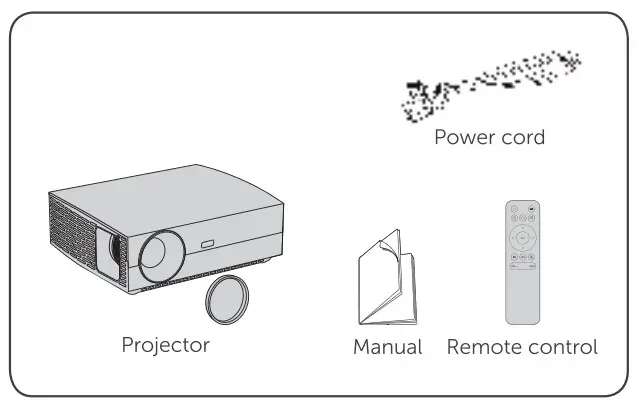 VIVIBright F20 PRO series LED Video Projector - figure 1