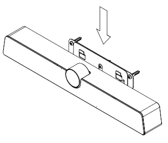 Lumens UC1002AL27 Video Soundbar -Placed directly