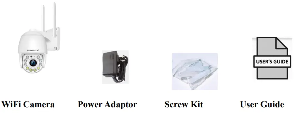 HOSAFE HD22M Wireless PTZ Outdoor Security Camera - Icon