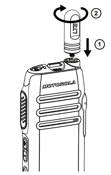 MOTOROLA SOLUTIONS TLK 100j Portable Two Way Radio 2