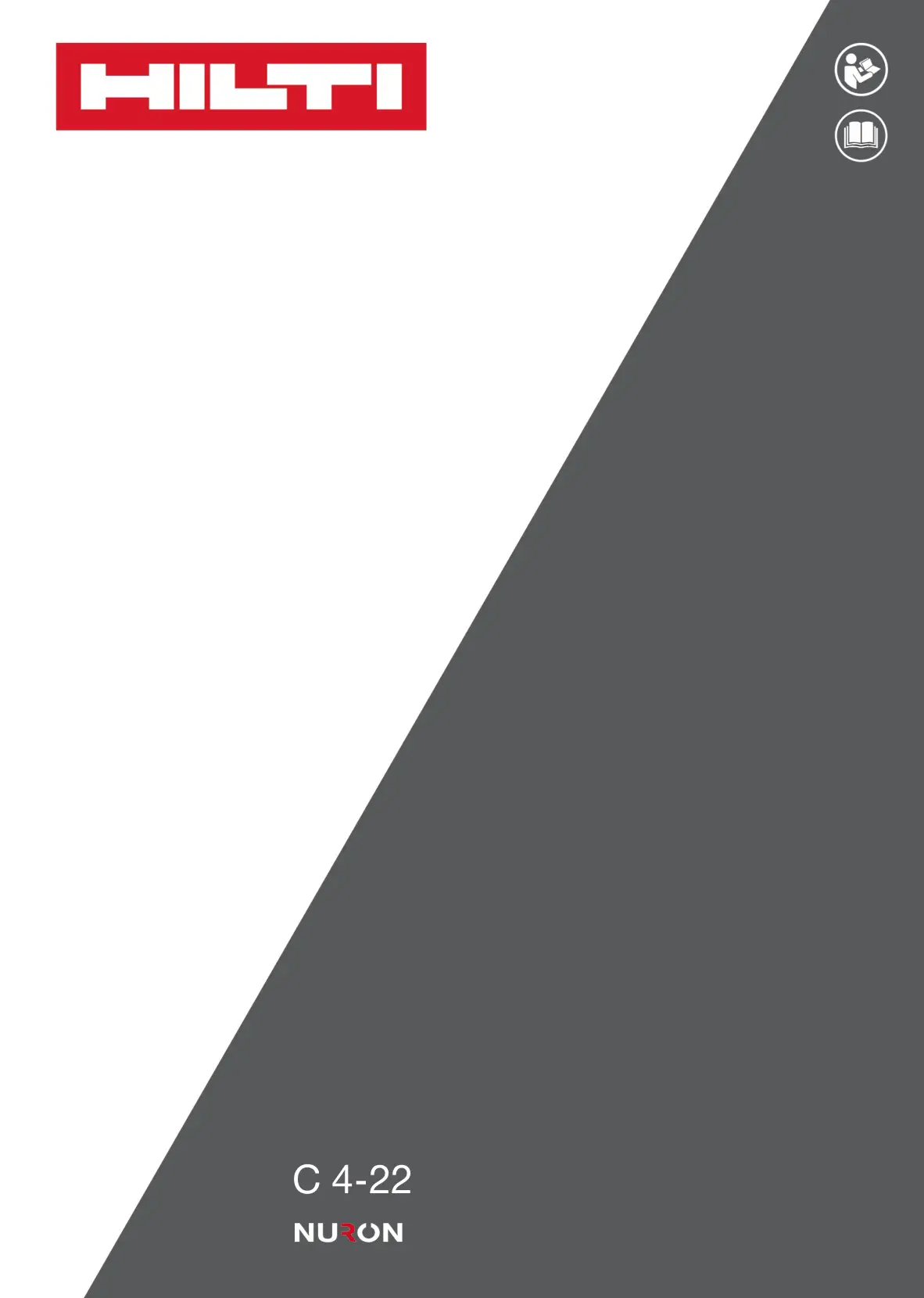 HILTI C 4-22 Nuron compact charger Cordless Tool Instruction Manual