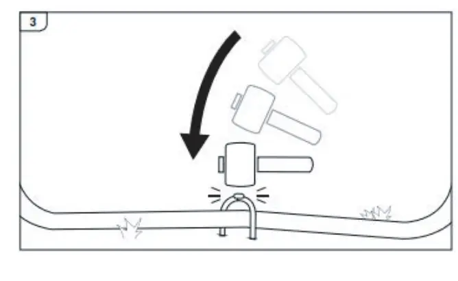 skybound ACC-WINS01-003 Trampoline U Shaped Anchor Kits 3