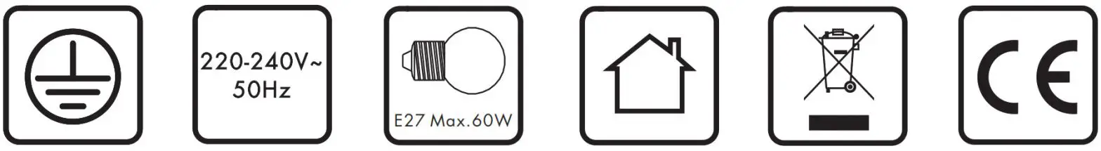 QAZQA Authur HL Black Steel - INSTRUCTION MANUAL