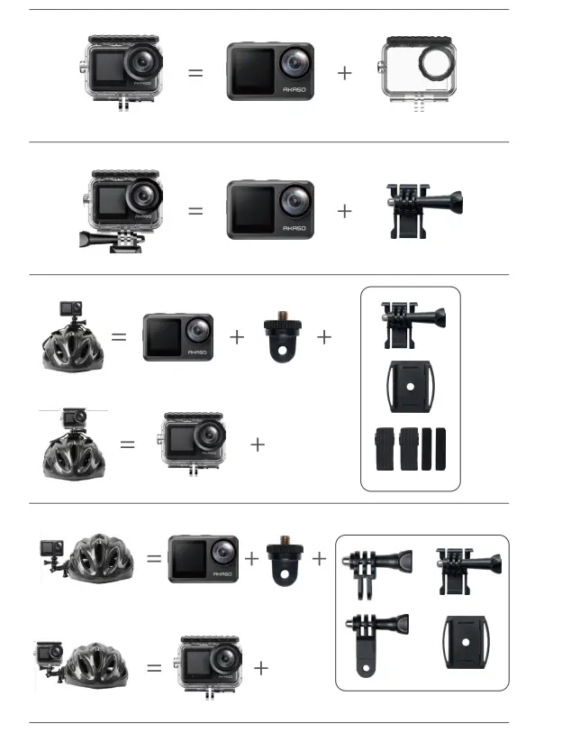 AKASO Brave 7 LE 4K 30FPS 20MP WiFi Action Camera 16