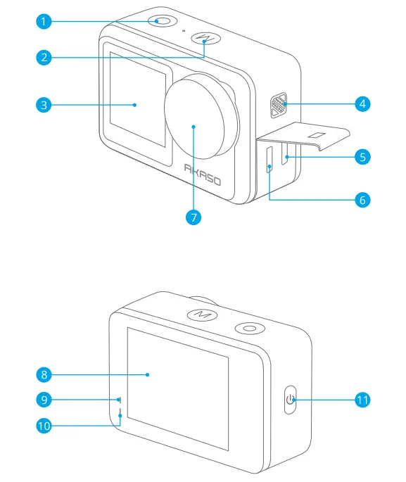 AKASO Brave 7 LE 4K 30FPS 20MP WiFi Action Camera 2