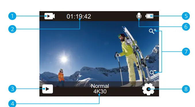 AKASO Brave 7 LE 4K 30FPS 20MP WiFi Action Camera 4