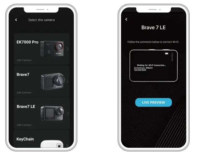 AKASO Brave 7 LE 4K 30FPS 20MP WiFi Action Camera 8