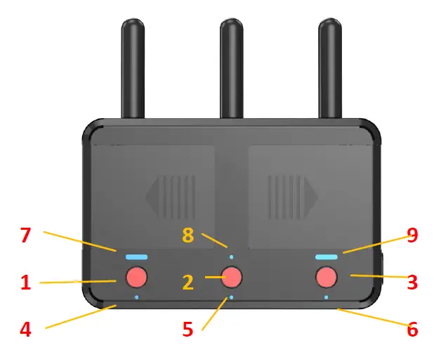 CAME-TV KUMINIK8 Full-Duplex Wireless DECT Intercom System FIG 7