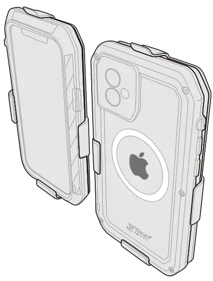 JOY CPA307H aXtion Extreme for iPhone 12 Rugged and Waterproof Case -