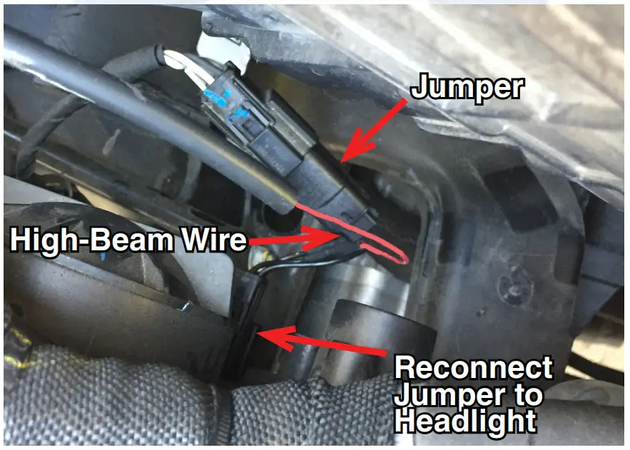 Installing Harness + Headlight Jumper