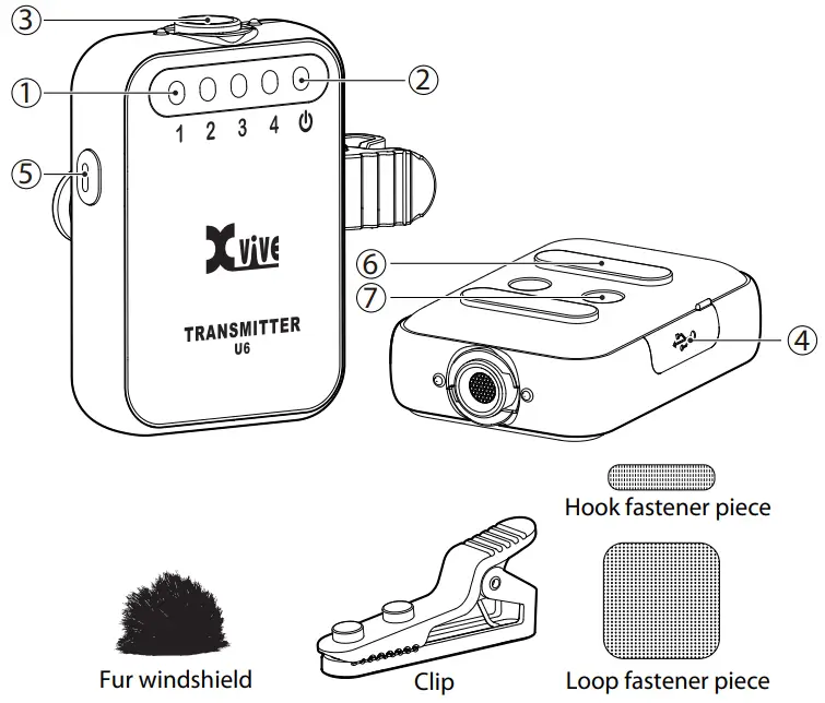 XVIVE 549020 U6 Compact Wireless Mic System -