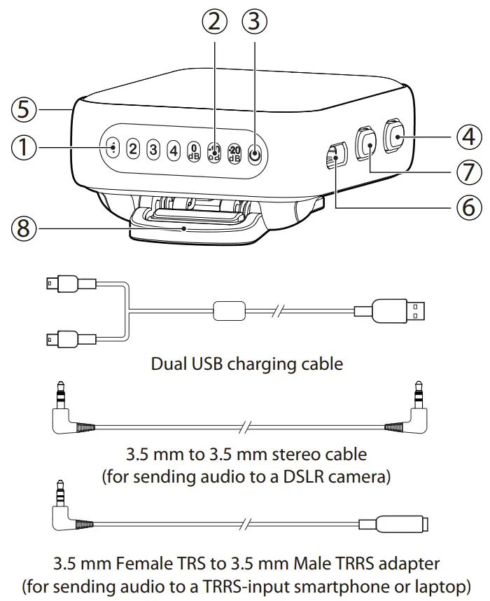XVIVE 549020 U6 Compact Wireless Mic System - RECEIVER