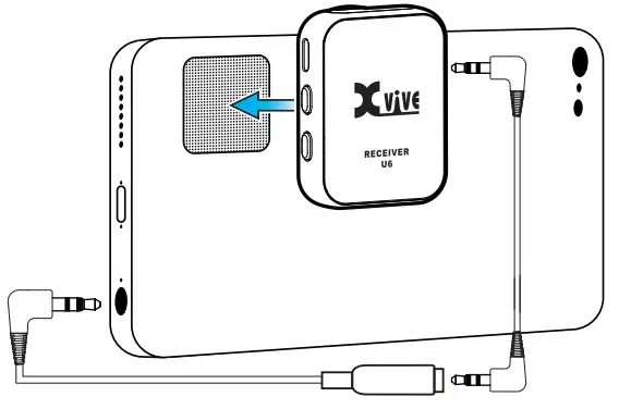 XVIVE 549020 U6 Compact Wireless Mic System - SMARTPHONE