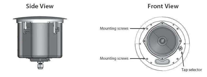 TANNOY-CVS-Series-CVS 301-BK 3-Inch-In-Ceiling-Loudspeaker-fig-1