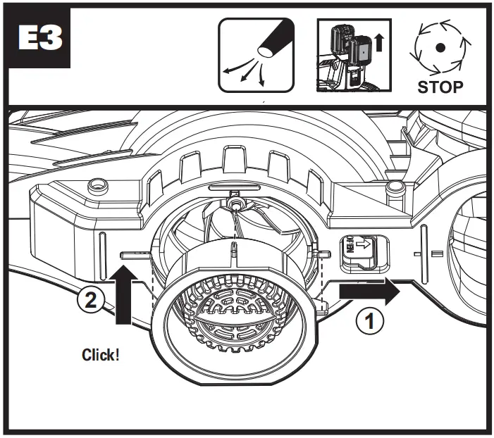 WG583E Dual Battery Brushless Leaf Blower Operation illustration