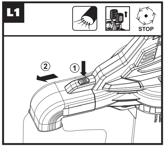 WG583E Dual Battery Brushless Leaf Blower Operation illustration