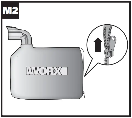 WG583E Dual Battery Brushless Leaf Blower Operation illustration
