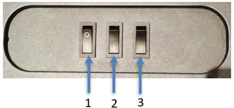 Goldair GFE310 Flame Effect Heater - Power on