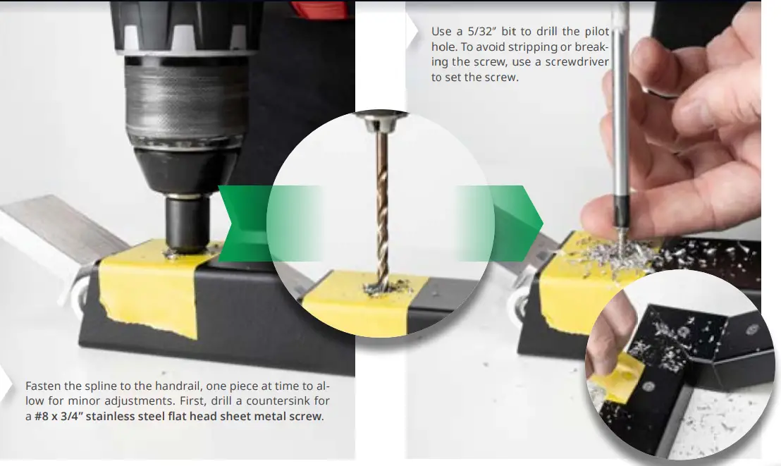 cable bullet HRA-1.24-93-JBT Reinforced Aluminum Handrail - Fig 15