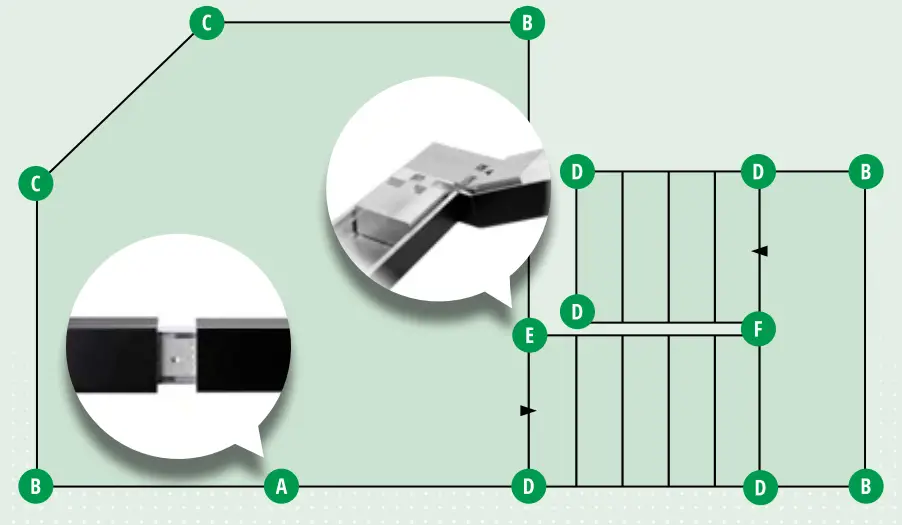 cable bullet HRA-1.24-93-JBT Reinforced Aluminum Handrail - Fig 9