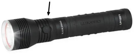 LUXPRO LP1201 High-Output LED Flashlight - Operation Instructions