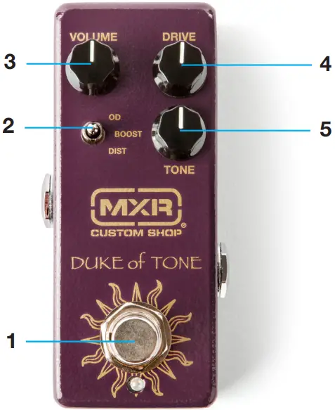 MXR CSP039 Duke Tone Overdrive