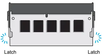 Memory Module Installation Figure 3