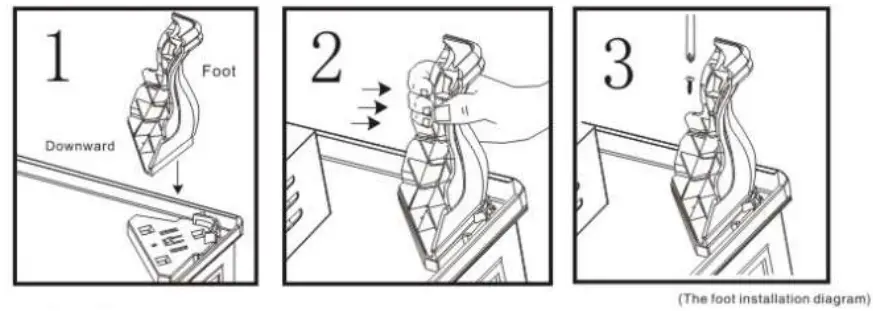 JOCEL JSE013408 Electric Fireplace - Fig 1