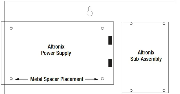 Altronix Trove1SP1 Trove Access And Power Integration Solutions - Configuration of Altronix Power Supply 1