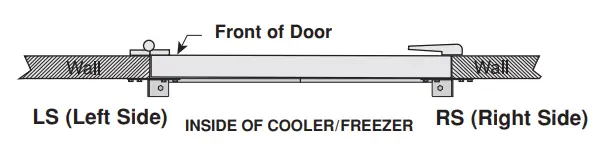 Curtron PP-G-080-5496 Polar Pro Swinging Doors-1