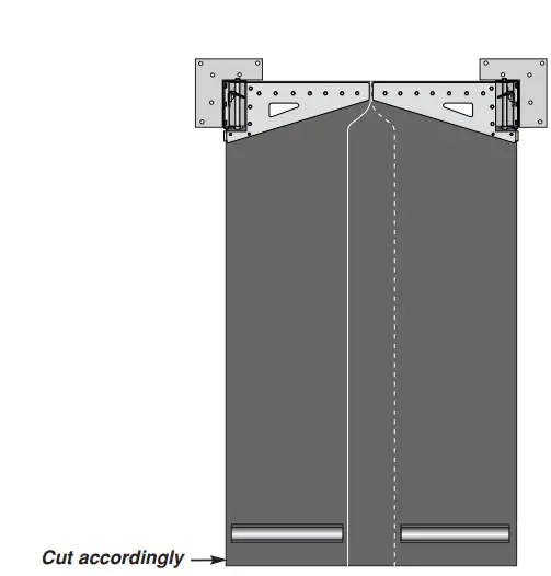 Curtron PP-G-080-5496 Polar Pro Swinging Doors-4