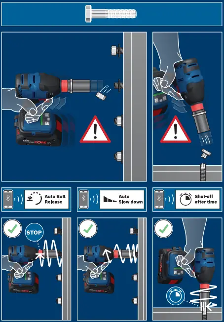 BOSCH GDR, GDX, GDS 18V-210 C Professional Cordless Impact Wrenches-fig-7