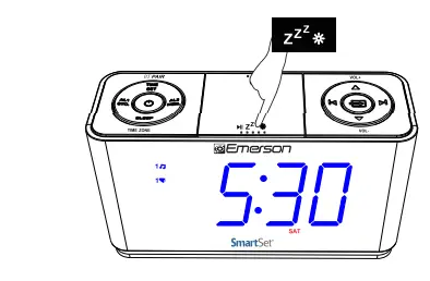 Emerson SmartSet Alarm Clock Radio-10