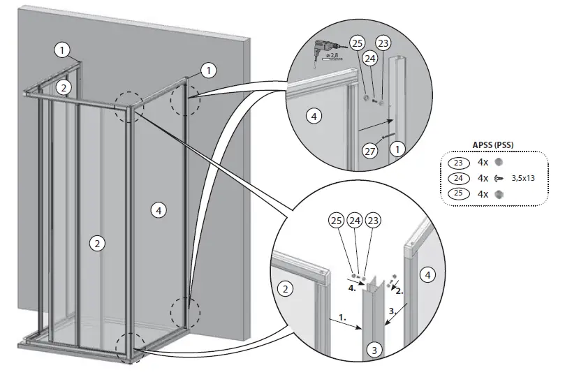 RAVAK SRV2-S-75 Shower Enclosure-12