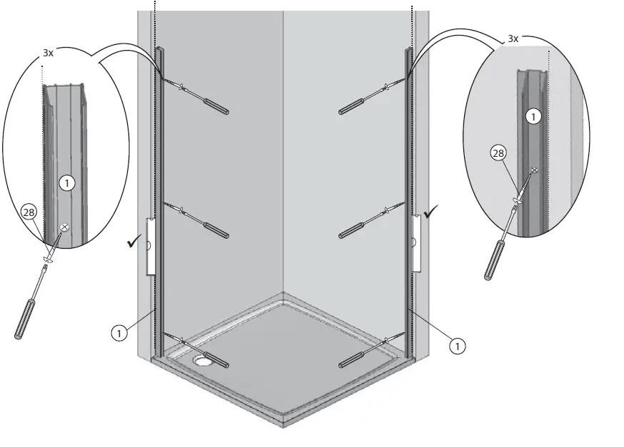 RAVAK SRV2-S-75 Shower Enclosure-8