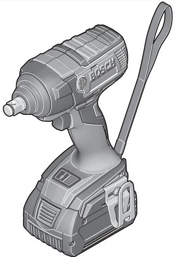 BOSCH GDS 18V 300 Professional Cordless Impact Wrench