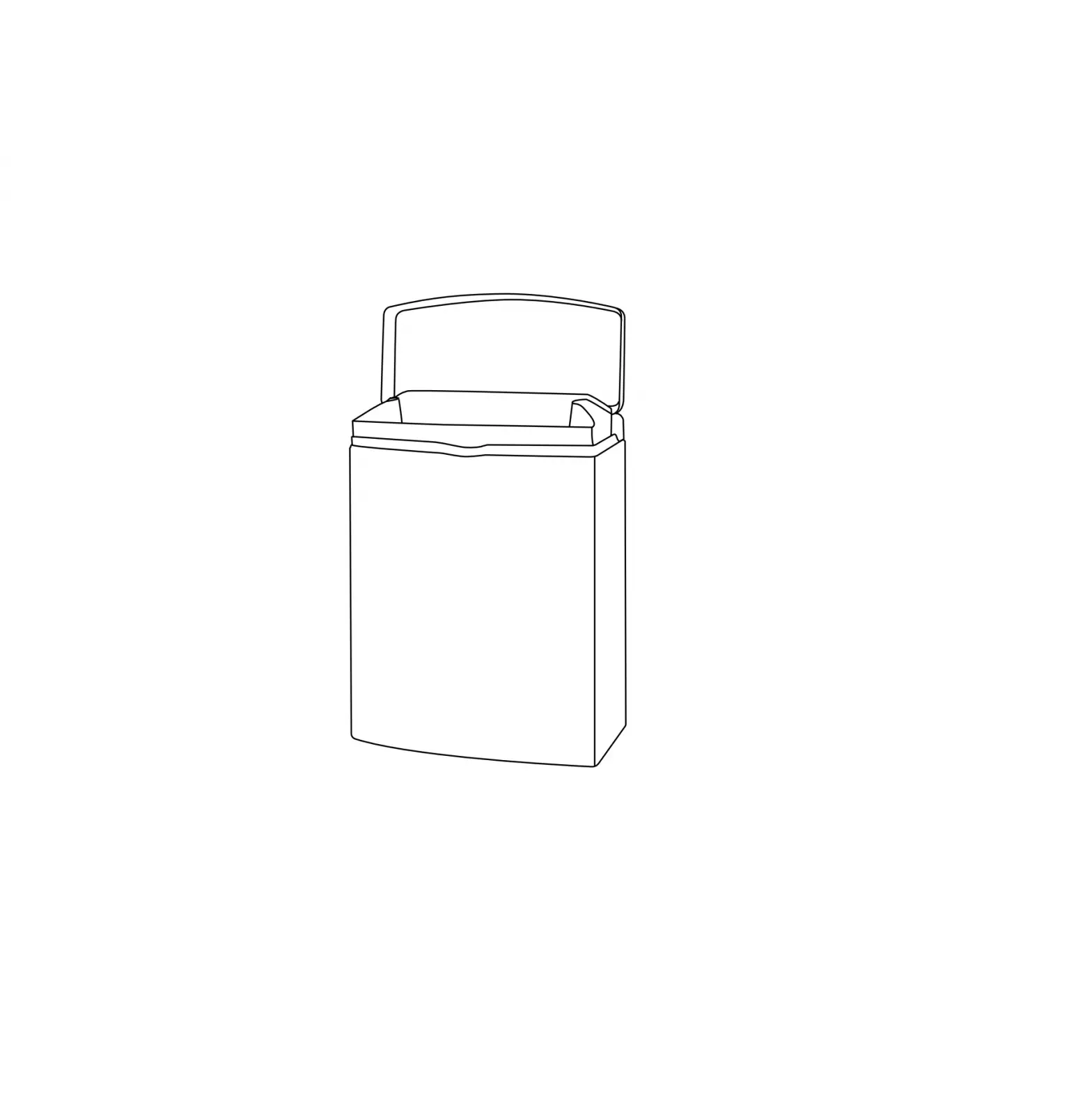 Uline H-3454 Stainless Steel Wall Mount Sanitary Napkin Receptacle Instruction Manual