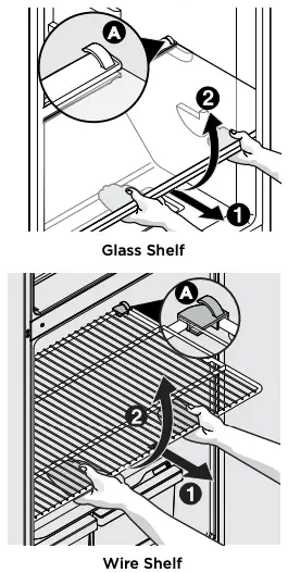 Glass and Wire Shelf