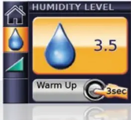 Adjusting humidity level